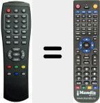 Replacement remote control for 060593 (ver. 2)